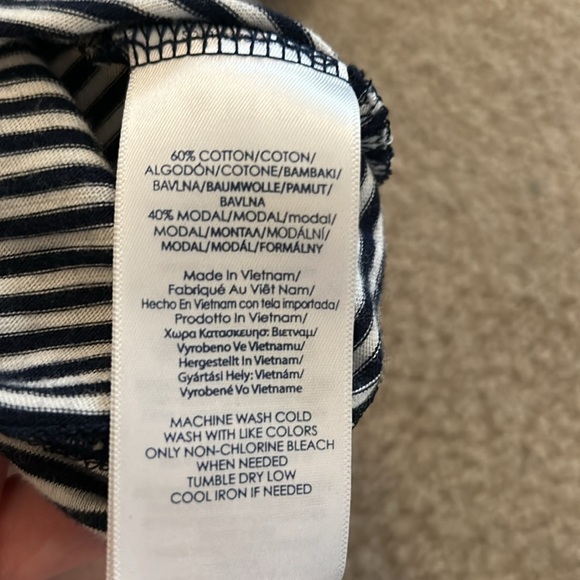 Chaps Denim striped top - Picture 6 of 6